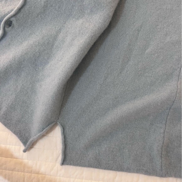 Free People Baby Blue Paloma Cashmere Cardigan - Picture 9 of 10